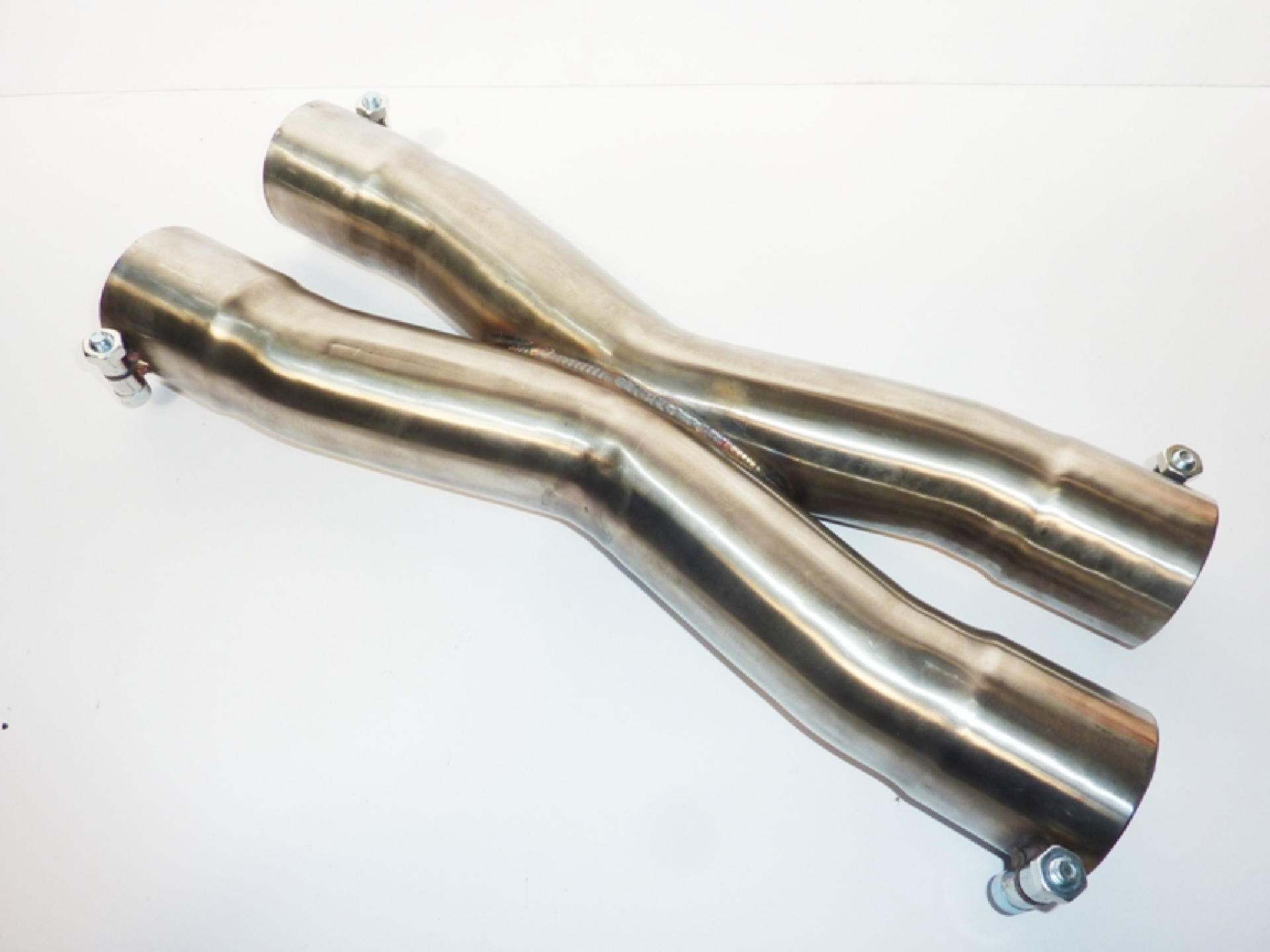 2.5" 63mm Exhaust Stainless Steel X Pipe Section Divider Bolt On eBay